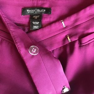 WHBM purple dress pants - flare leg